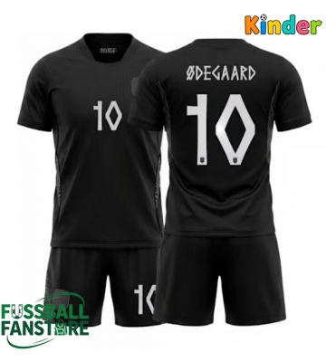Norwegen Martin Odegaard #10 Replik Auswärtstrikot Kinder WM 2026 Kurzarm (+ Kurze Hosen)